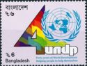 UN-Emblem and "undp"