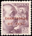 General Franco.Overprinted