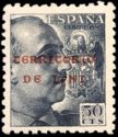 General Franco.Overprinted