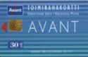 Public Card Avant 30mk (Info 0800-Avant)