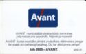 Public Card Avant 100mk (Info 0800-Avant)