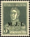 José Francisco de San Martín (1778-1850), ovpt. “M.J.I.”