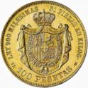 100 Pesetas (Yellow Gold)