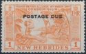 Stamps of 1957 with Overprint POSTAGE DUE