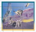 Dinosaurs 1996 mini sheet