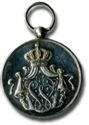1928 Army Long Service medal silver (o/m type 2)