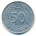 50 Kronur (50th Anniversary of Sovereignty)