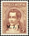 Mariano Moreno (1778-1811) - Overprint - “M.J.I.”