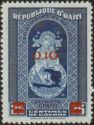 Holy Virgin, Patron of Haiti - red overprint new value