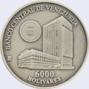 6,000 Bolívares (Foundation of the Venezuela Mint)