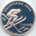 1,000 Lire (Lillehammer Olympics 1994)