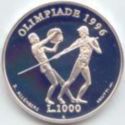 1,000 Lire (Pre-Olympic Atlanta 1996)