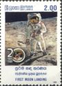 1st moon landing - Astronaut on Lunar surface