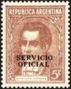 Mariano Moreno (1778-1811) - Overprint
