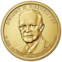 1 Dollar (34 th president Dwight D. Eisenhower 1953-1961)