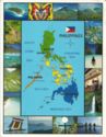 Map and Beautiful Places of Philippines