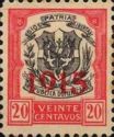 Coat Of Arms, With Red Print Of The Year 1915