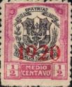 Coat Of Arms, With Red Print Of The Year 1920