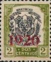 Coat Of Arms, With Red Print Of The Year 1920