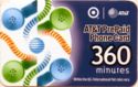 AT&T PrePaid Phone Card 360 minutes