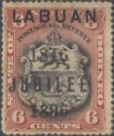 Arms of North Borneo - Overprint