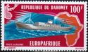 Ocean liner, maps of Europe and Africa