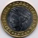 1,000 Lire (Italia Turrita with borders)