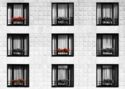 Hotel windows. Trier, Germany