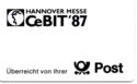 Überreicht von Ihrer Post - Hannover Messe CeBIT '87