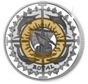 1 Royal (First quadmetallic world's coin)
