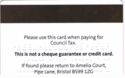 Bristol City Council. Council Tax Payment Card