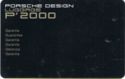 Porsche Design - Luggage - P'2000 - Garantie