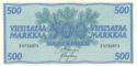 500 Markkaa