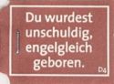 Du wurdest unschuldig, engelgleich geboren., D4