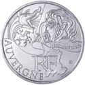 10 Euro (Auvergne - proclaimed king Vercingetorix)
