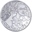 10 Euro (Guadeloupe - fencer Chevalier de Saint-Georges)