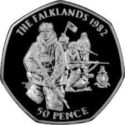 50 Pence (The Falklands, 1982)