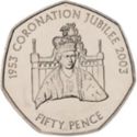 50 Pence (50th Anniversary of Coronation)