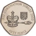 50 Pence (50th Anniversary of Coronation)