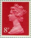 Queen Elizabeth II - 8p Decimal Machin