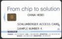 Schlumberger Access Card - From chip to solution
