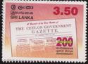 Ceylon Government Gazette, 200th Anniv.