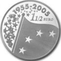 1½ Euro (50th Anniversary of the European Union Flag)