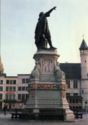 Gent, statue of Jacob van Artevelde at Friday market