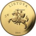 5 Euro (25th anniv. of the restoration of Lithuania’s in…)