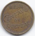 ½ Centavo (Medio Centavo de Quetzal)