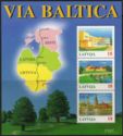 Joint Issue of Baltic States - Via Baltica Motorway Project