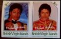 Michael Jackson UNISSUED $1.50 setenant pair IMPERF