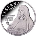 10 Euro (500th Birth anniversary of Santa Teresa de Jesús)