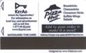  BEST WESTERN - Pizza Hut - 1 800 780 7234